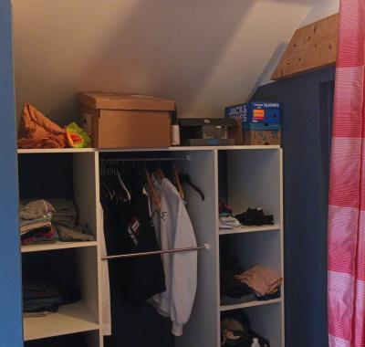 Chambre avec salle de bain et wc privés plein sud