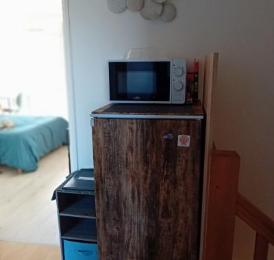 Chambre spacieuse avec balcon couvert