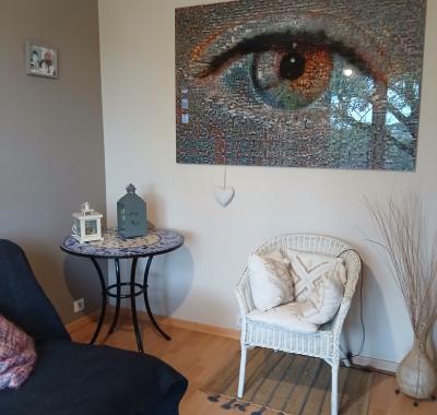 Chambre spacieuse vue jardin