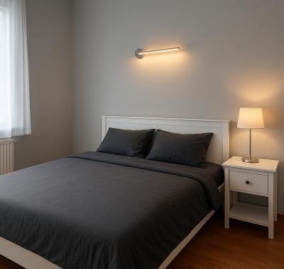 Chambre avec salle de bain privée dans grande maison avec jardin