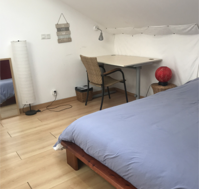 Chambre 15 m2 en soupente