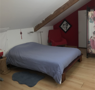 Chambre 15 m2 en soupente