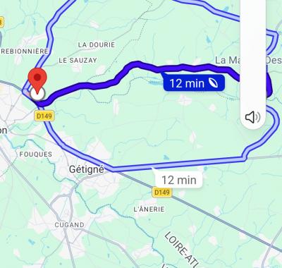 Emplacement tente sur jardin