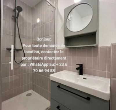 Studio meublé lumineux – 24 m² – Paris 15e – proche métro
