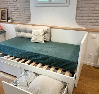 Studio tout équipé entre ville et campagne