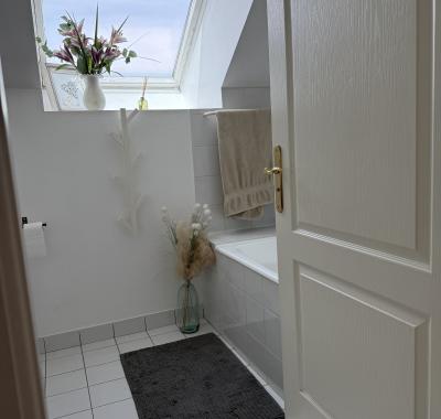Chambre de 14 m² et salle de bains privée dans une grande maison