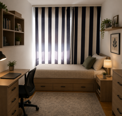 Chambre propre et confortable disponible dans un quartier calme,