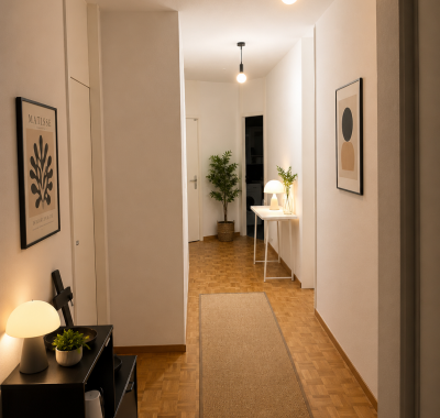 Chambre propre et confortable disponible dans un quartier calme,
