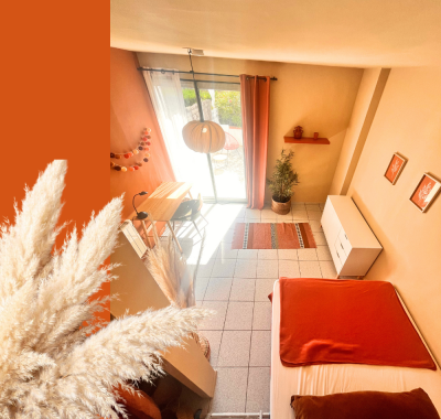 PERPI SUD - Loue chambre avec accès privé - Villa méditerranéenne