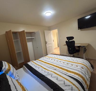 Chambre meublée – Longwy-Bas – Salle de sport & parking