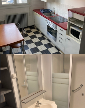 Maison à louer avec 3 chambres meublées + Jardin / Quartier 3 moulins