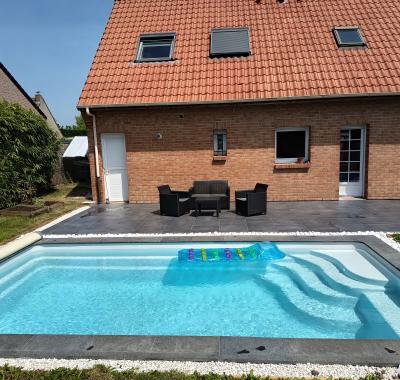 Chambre chez l'habitant proche de Dunkerque, accès piscine et jardin