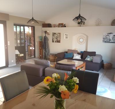 Chambre à louer et espace commun
