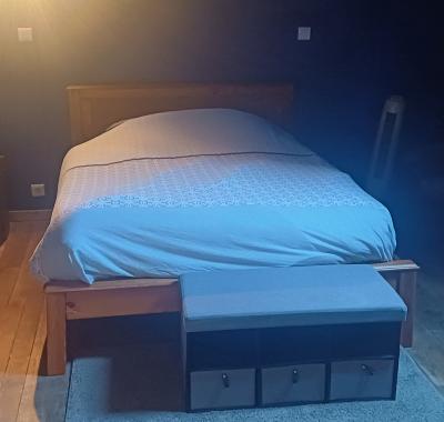 2 chambres à louer, lit 140 pour 4 personnesnnes