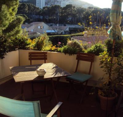 Chambre parentale avec terrasse privative et sdb