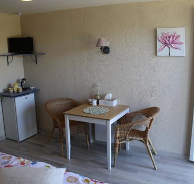 Chambre de luxe avec tout comfort.