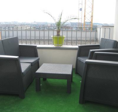 Chambre double à louer - terrasse